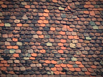 Full frame shot of roof