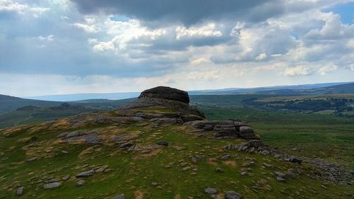 Scenic view of landscape against sky