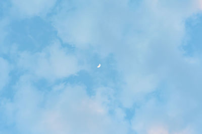 Low angle view of blue sky