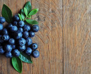 Directly above shot of fruit on table