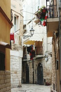 Men hanging in city