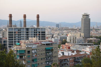 Buildings in city