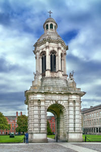 Campanile of trinity college dublin is a bell tower and one of its most iconic landmarks, ireland