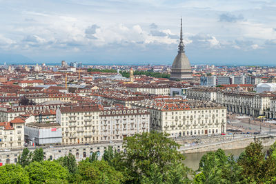 Buildings in city