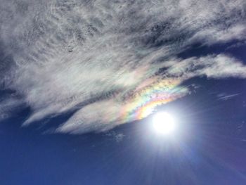 Close-up of multi colored sky