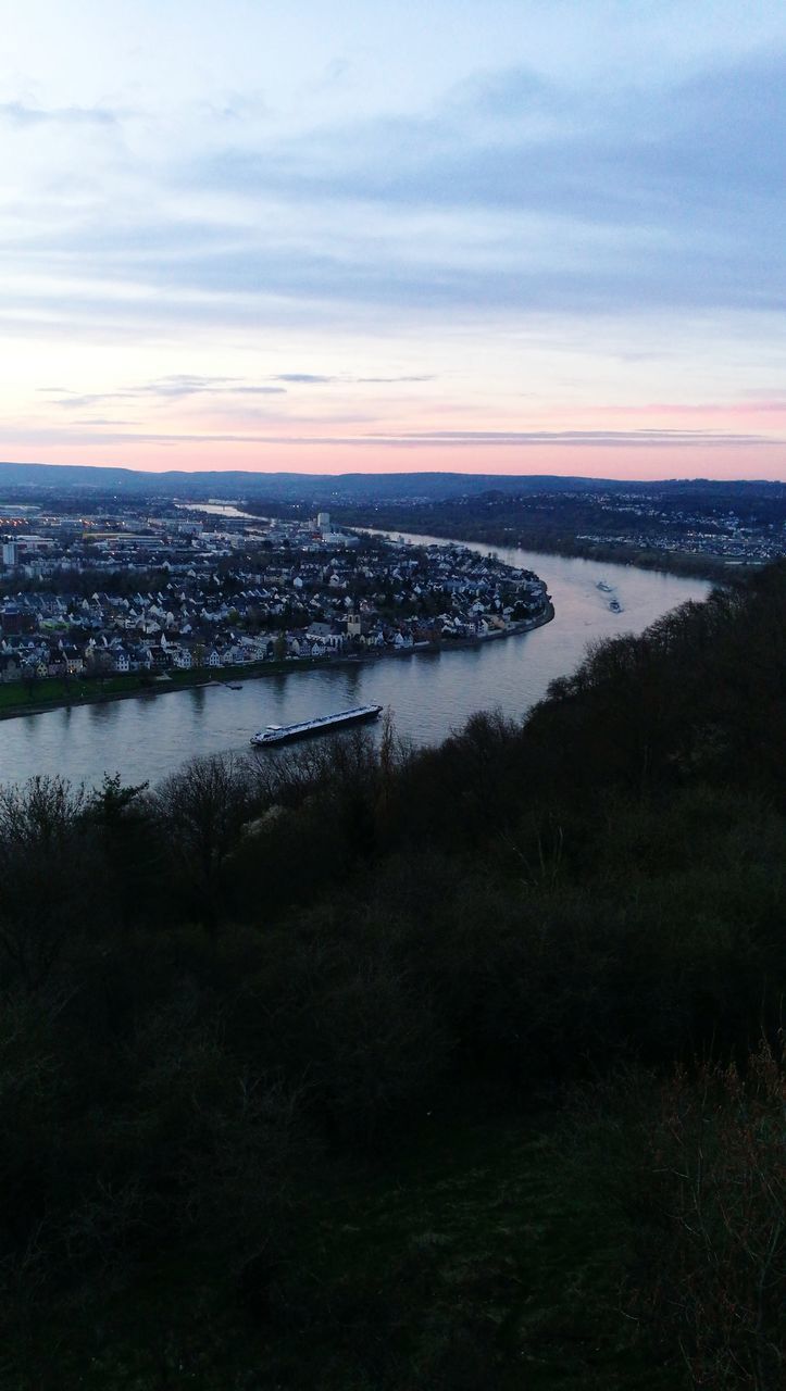 SCENIC VIEW OF RIVER DURING SUNSET