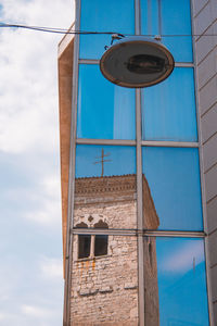 Low angle view of building against sky