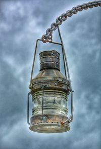 Low angle view of cloudy sky