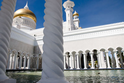 Low angle view of building against sky