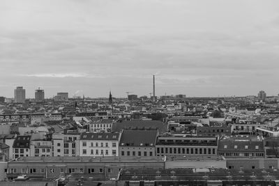 View over berlin mitte in winter