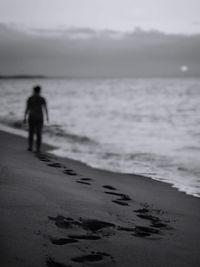 Scenic view of beach