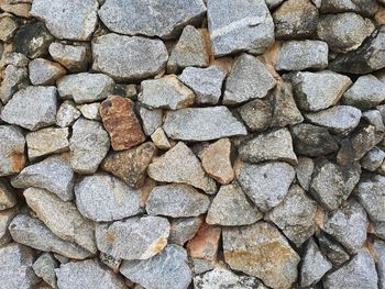 Full frame shot of stone wall