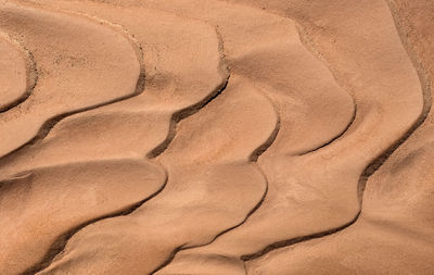 Full frame shot of sand dunes