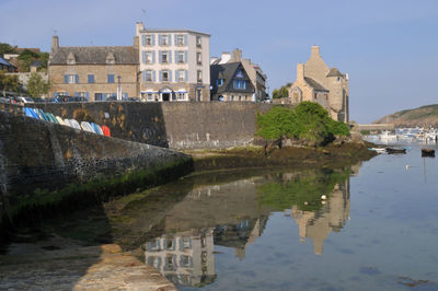 Buildings at waterfront