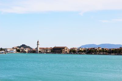 View of city at waterfront