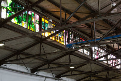 Low angle view of ceiling