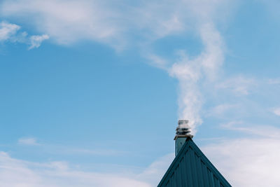 Low angle view of building against sky