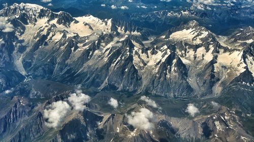 Aerial view of mountains