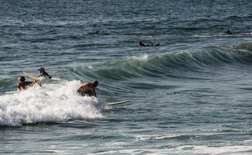 People in sea