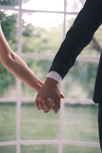 Close-up of business colleagues shaking hands