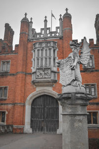 Low angle view of old building