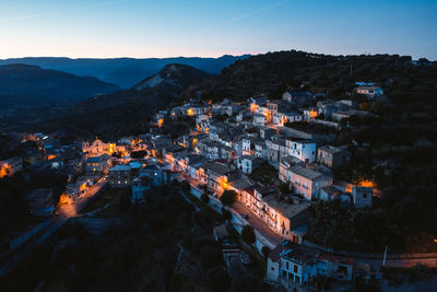Ancient italian village. calabria aspromonte.