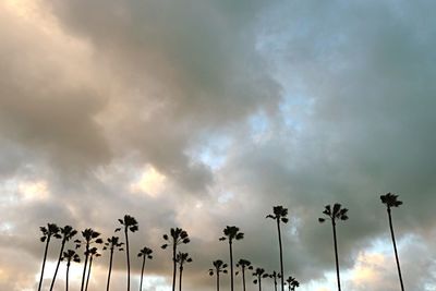 Low angle view of storm clouds in sky