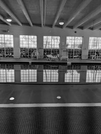 View of empty parking lot