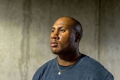 Close-up portrait of young man