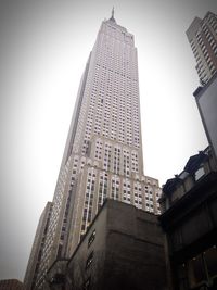 Low angle view of modern buildings