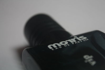 Close-up of computer keyboard against white background