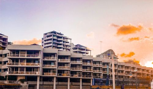 Low angle view of building against sky