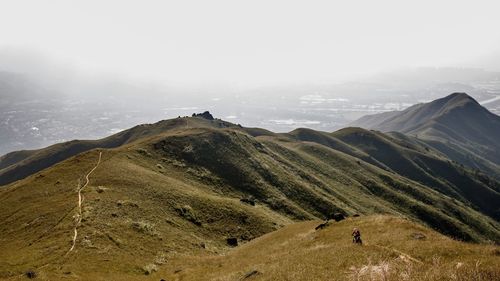 Scenic view of landscape against sky