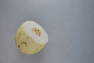 High angle view of fruit on table