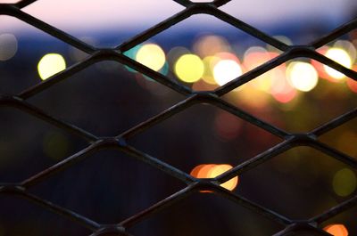 Close-up of chainlink fence