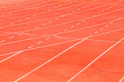 Full frame shot of running track