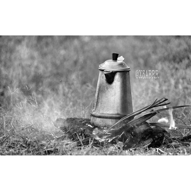 transfer print, auto post production filter, abandoned, obsolete, damaged, grass, mode of transport, field, old, transportation, close-up, day, outdoors, no people, plant, land vehicle, deterioration, danger, equipment, metal