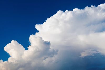 Low angle view of clouds in sky