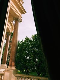 Low angle view of historical building