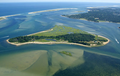 Strong island aerial at chatham, cape cod