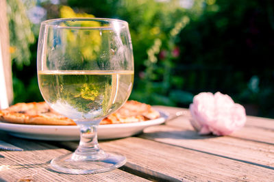 Close-up of drink on table