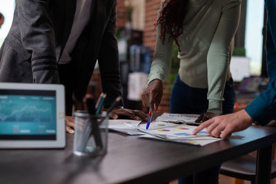 Business people working at office