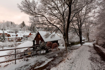 View of cremosne village, turiec region, slovakia.