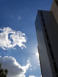 Low angle view of skyscraper