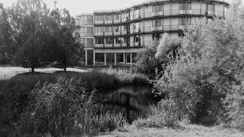 View of building by river