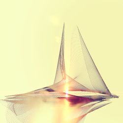 Sun shining through clouds