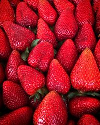 Full frame shot of strawberries