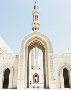 Low angle view of church