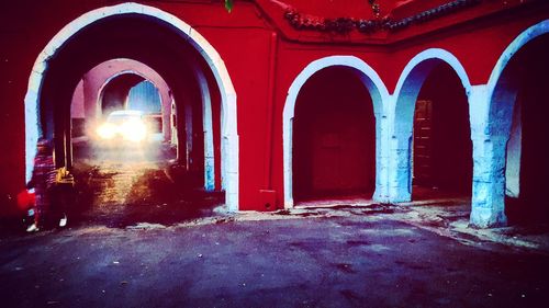 Red archway