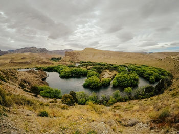 Scenic view of landscape against sky